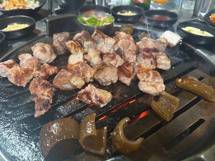  [용산역] 가성비 연탄불 야장 고기맛집 <마라돈왕주먹고기>