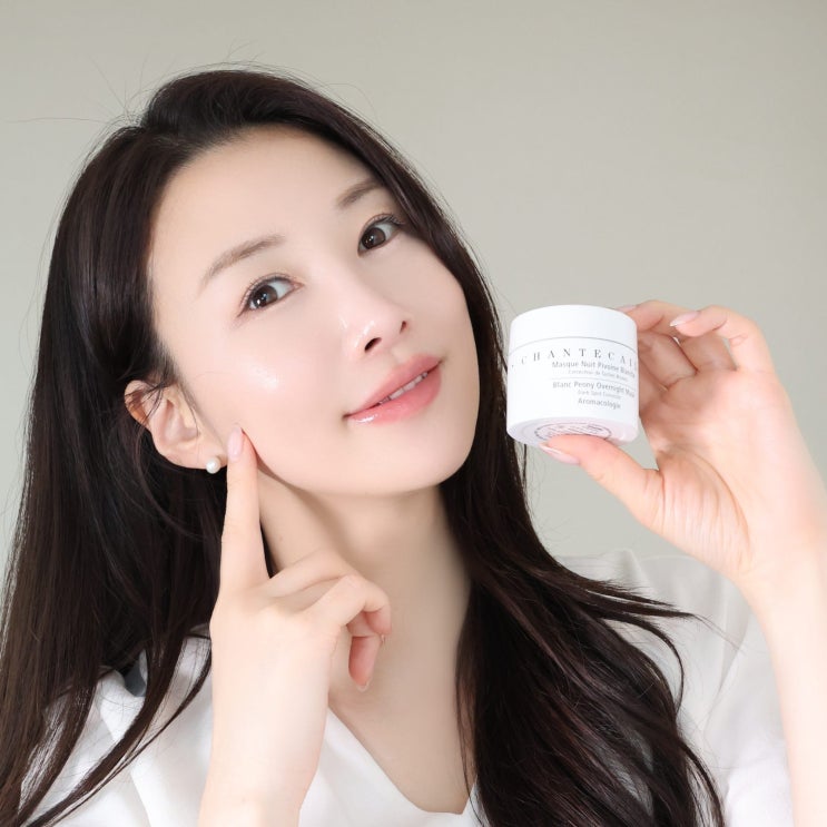  백화점 화장품은 다르네? 샹테카이 블랑피오니 컬렉션 슬리핑마스크 브라이트닝 스킨케어 추천