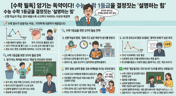  "90%가 수학을 공부한 적이 없다?" 정승제 강사가 폭로한 한국 수학 교육의 민낯