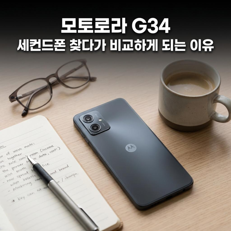  모토로라 G34 세컨드폰 찾다가 비교하게 되는 이유