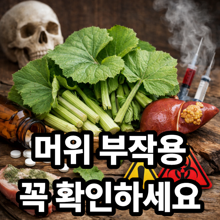  머위 부작용, 꼭 알아야 할 위험 요소 총정리