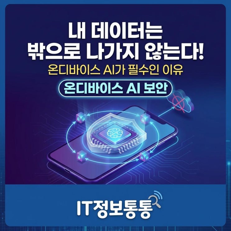 내 데이터는 스마트폰 안에! 완벽한 개인정보 보호를 위한 온디바이스 AI 보안 필수 이유
