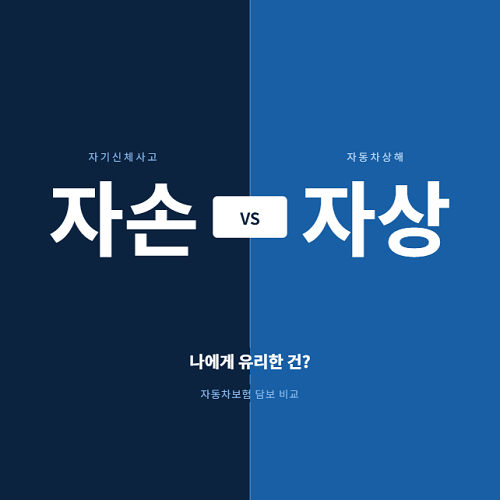 자동차 사고 시 자손 vs 자상 차이, 나에게 유리한 것은?