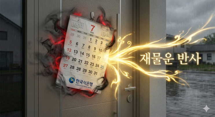  달력 위치 풍수, 은행 달력을 현관문에 걸어두었다면 당장 떼어내십시오 (재물운 차단)