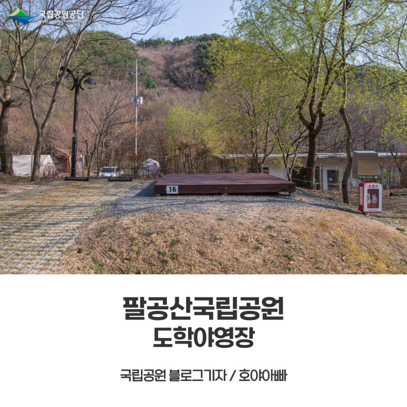 [팔공산국립공원] 도학야영장 시설소개 및 예약방법