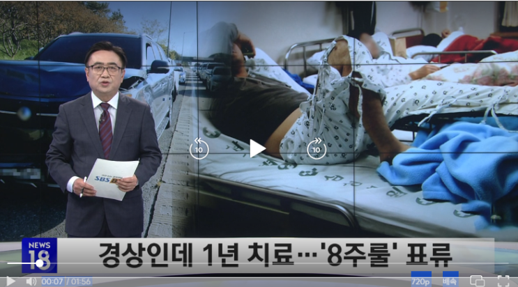 경상인데 1년 치료…또 미뤄지는 차보험 8주룰 [SBS Biz]