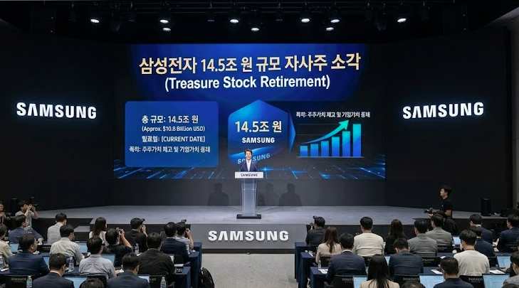  "14.5조 규모 자사주 소각 확정" 삼성전자 주가 날아가나