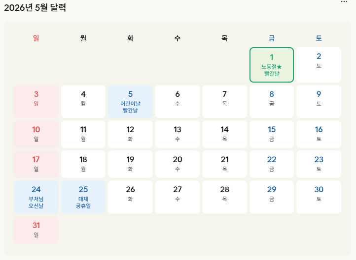  "공무원·교사도 다 쉰다?" 5월 1일 노동절, 드디어 '빨간 날' 전격 승격!