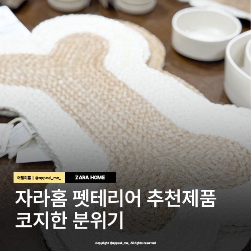 자라홈 강아지 반려견 인테리어 추천 리스트 펫테리어