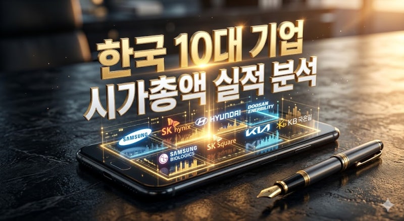 2026년 한국 10대 기업 시가총액 순위 실적과 주가 전망