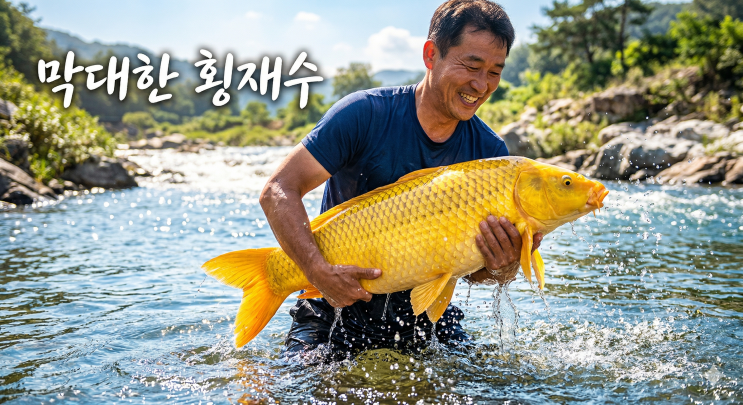  물고기 잡는 꿈 해몽, 맨손으로 팔뚝만 한 큰 물고기를 잡았다면 당장 로또를 사십시오 (막대한 횡재수)