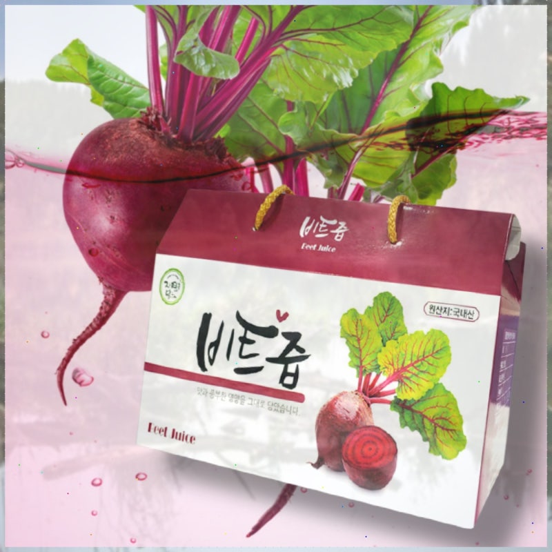 빠른필수구매쉽게 국내산 레드 비트즙 100mlX30포 착즙 효능 원액 먹는법 맛 비트액 주스 쥬스 ....
