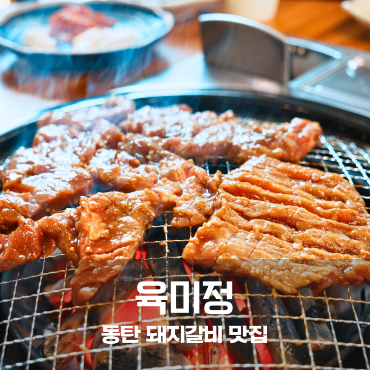  동탄 영천동 맛집 육미정 숯불돼지갈비 제대로 먹고 온 후기