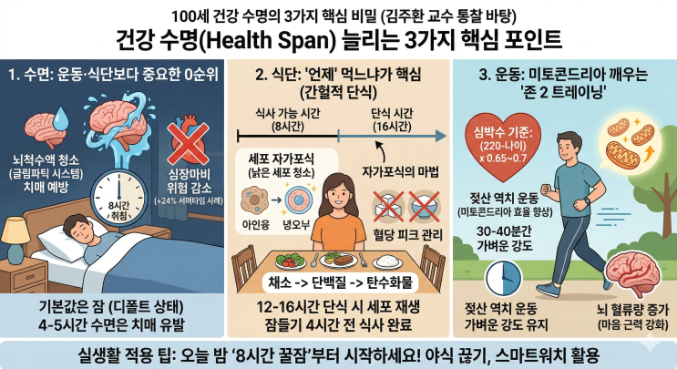  최소 '10년' 노화 늦추는 최고의 습관