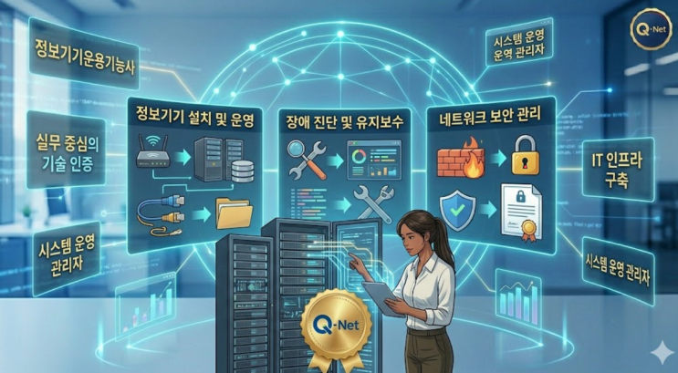  한국산업인력공단 국가기술자격 정보기기운용기능사 자격증 소개