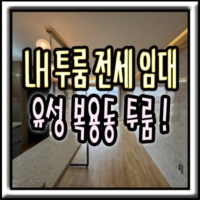 대전 LH 전세 임대 가능한 유성 복용동 투룸