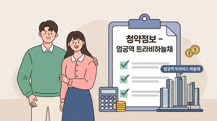  ️ 엄궁역 트라비스 하늘채 청약 완벽 정리 | 분양가·일정·자격 총정리 (2026)