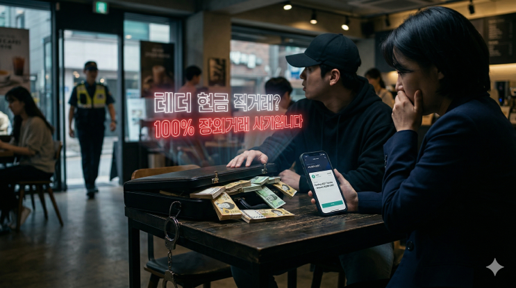  수수료 아끼려다 코인 장외거래(OTC) 테더 현금 탈취당했을 때 신고법