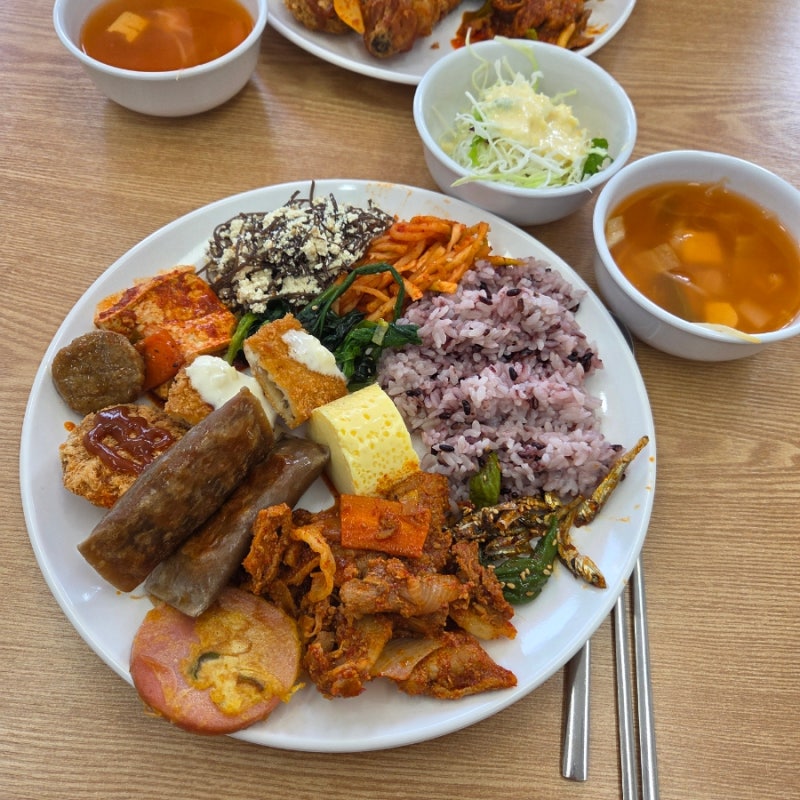 통아저씨한식뷔페 신상 가게 방문후기