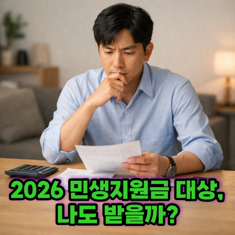 2026 민생지원금 대상, 나는 받을까? 소득기준과 건강보험료 기준 쉽게 정리