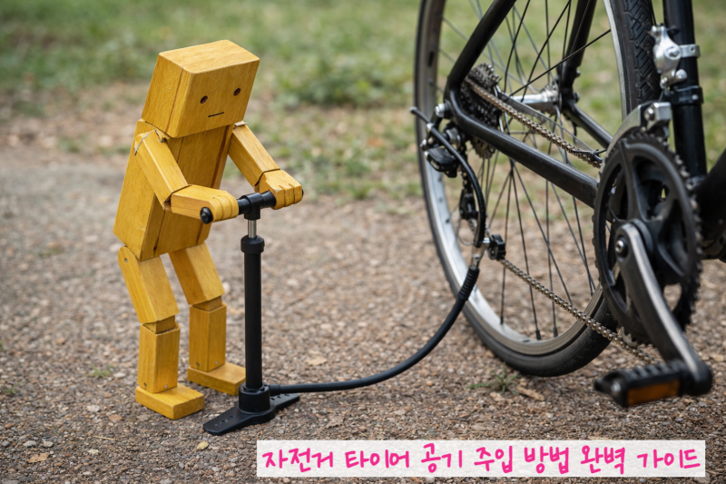 자전거 타이어 공기 주입 방법 완벽 가이드(자전거 바람 넣는 방법)