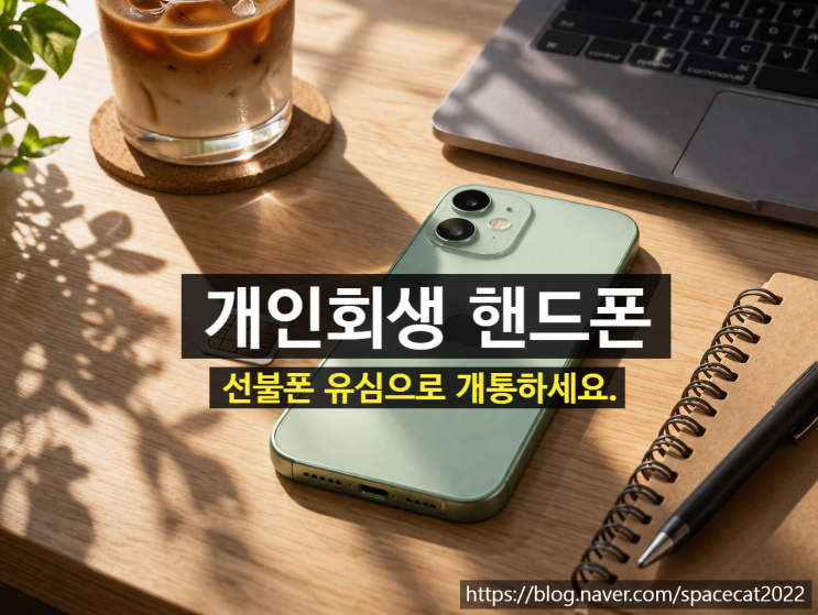  개인회생 핸드폰 선불폰 유심으로 개통하세요.