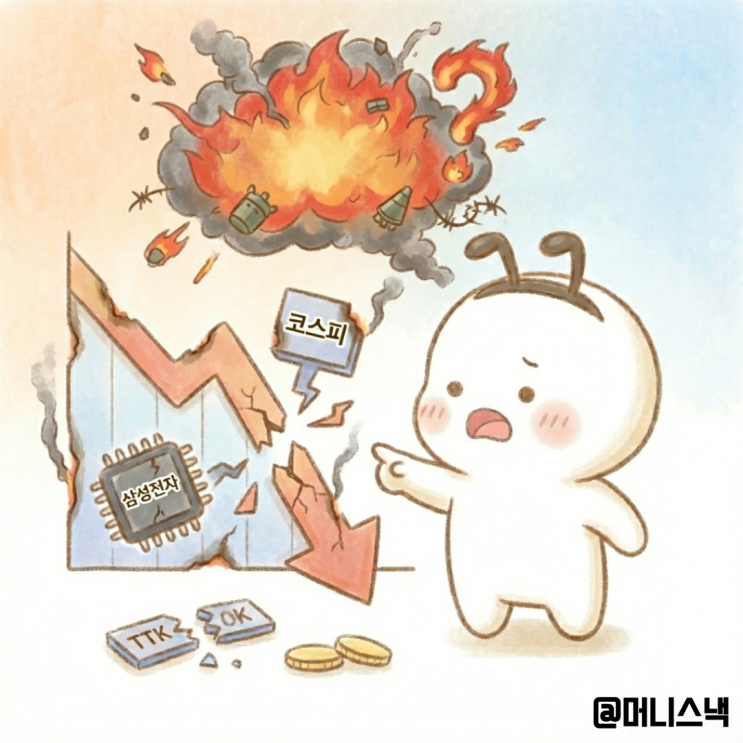 하루만에 무너진 코스피, 삼성전자 주가 이유는 무엇?
