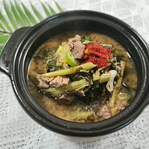 소고기 시락국 레시피 | 쌀뜨물 소고기 시래기국 끓이는 법 | 들깨 시래기 된장국 만들기