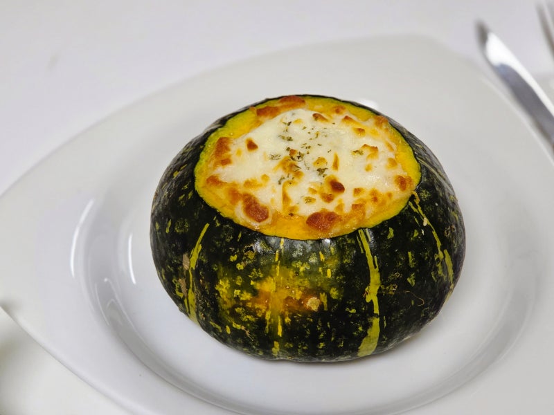단호박 치즈 오븐구이 만들기 스파게티 소스로 더 맛있게