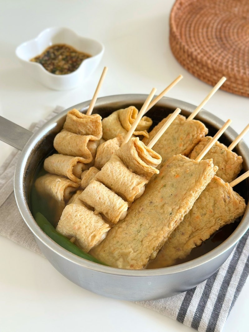 꼬치 어묵탕 끓이는법 오뎅탕 레시피 간장 양념장 만들기