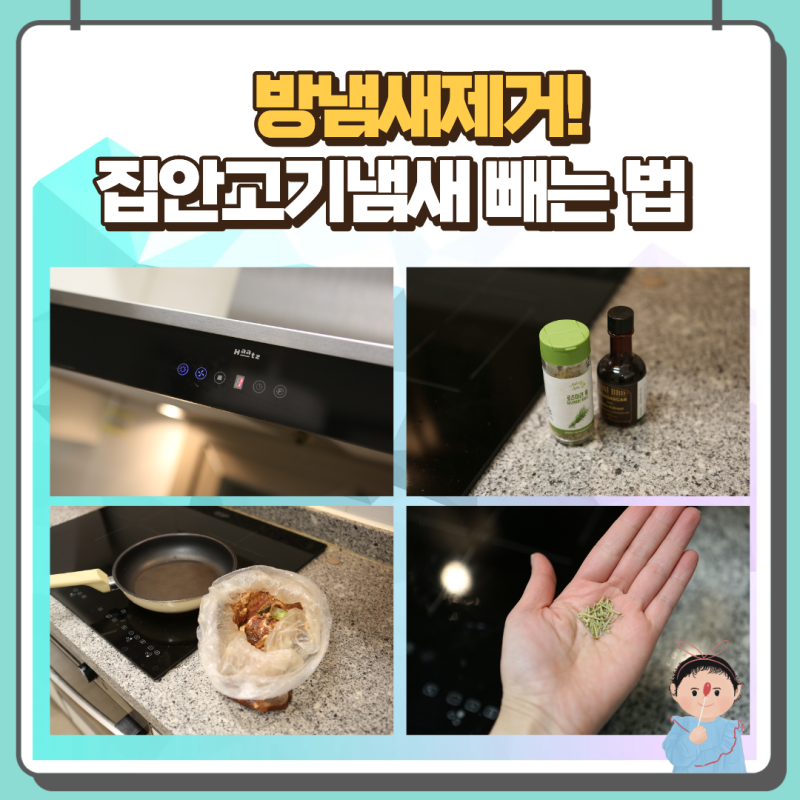 방냄새제거 집안고기냄새 빨리 빼는 방법