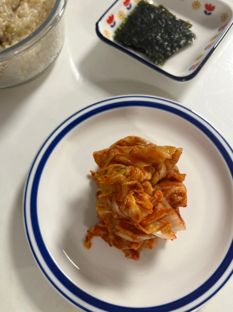  국산김치 가족 반찬으로 딱 좋은 배추김치, 조은에프앤비 아이와 먹어본 후기