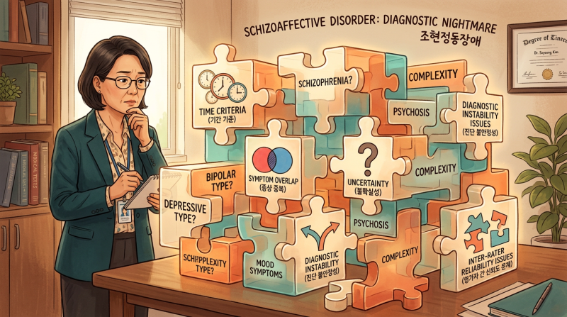 조현정동장애, 왜 ‘진단적 악몽’이라 불릴까?: DSM-5 감별의 모든 것