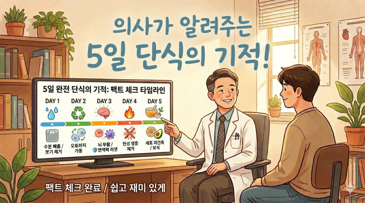  노벨상도 인정한 '오토파지'의 마법, 5일 완전 단식 팩트체크  (의사작성)