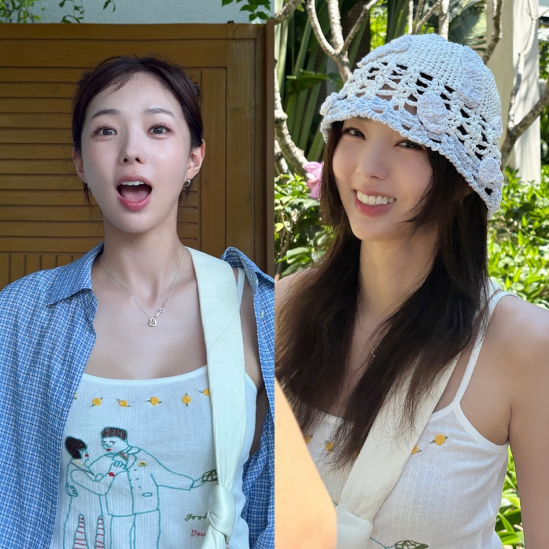 "이건 그냥 저장각…" 채수빈 나트랑 여행 코디, 눈길 쏠린 '크로셰 버킷햇'