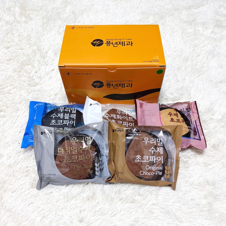  전주 기념품 추천 풍년제과 초코파이 종류별 후기