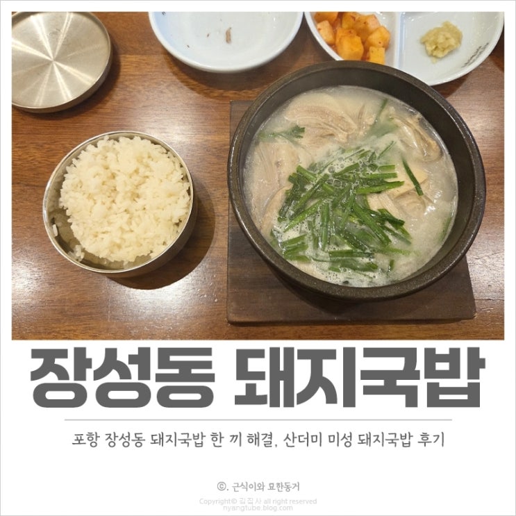  포항 장성동 돼지국밥, 산더미 미성 돼지국밥 방문기