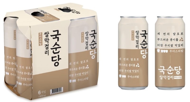 국순당 500mL 캔막걸리 신상 등장 드디어 딱 좋은 용량 나왔다
