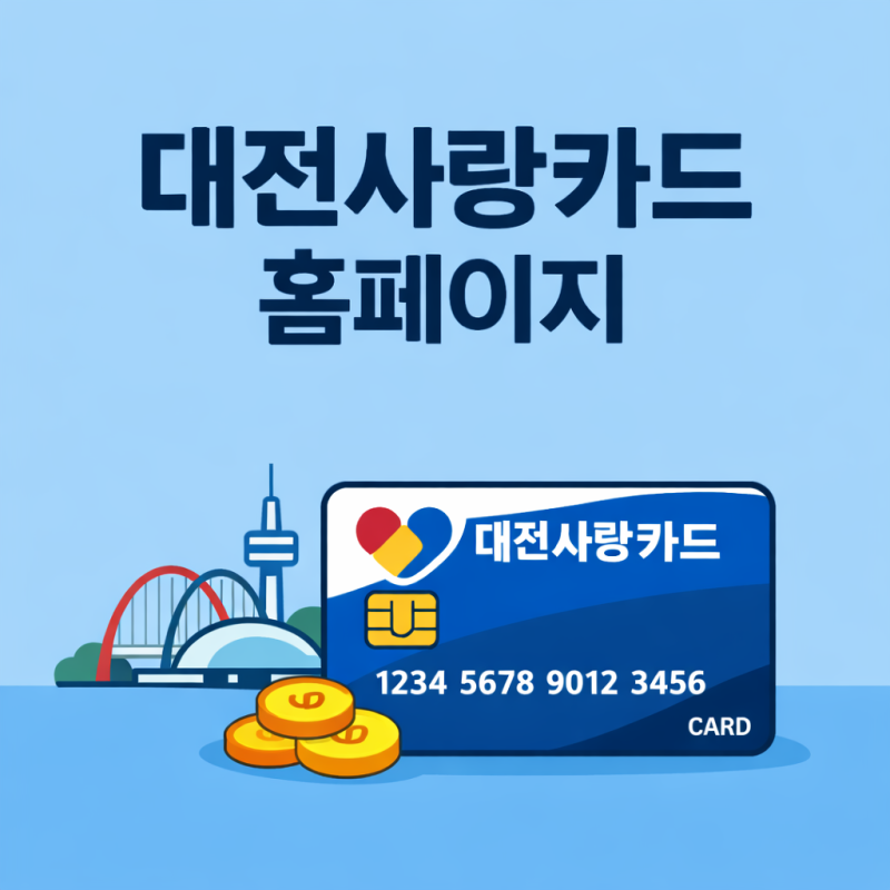 대전사랑카드 홈페이지 어디서 들어가야 덜 헤맬까, 신청부터 충전까지 한 번에 찾을 수 있....