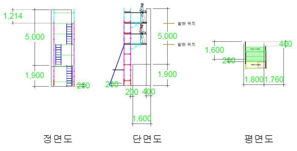 수원시스템비계 외부 창호교체 내부 계단실 수평비계 시공 업체