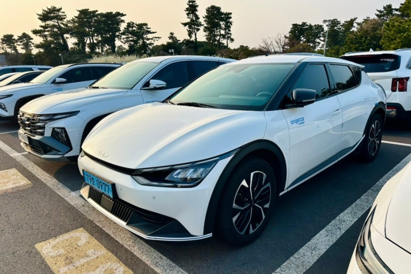 제주 여행 EV6 전기차 첫 렌트 후기, 제주 엔젤렌트카 셔틀 시간표 (할인코드)