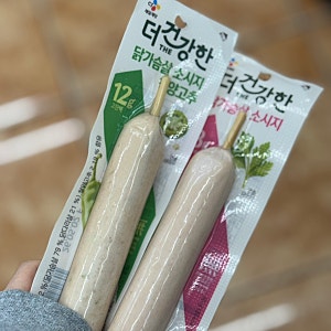 씨유 다이어트 간식 더건강한 닭가슴살 소시지 청양고추, 오리지널
