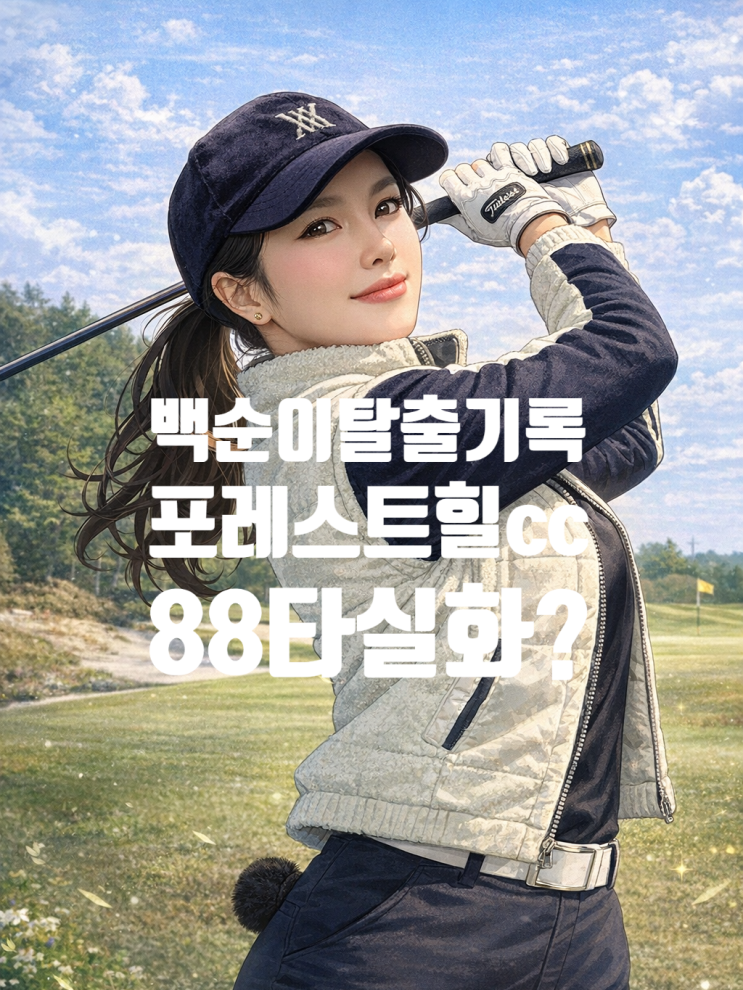  100순이 90타 도전기 4탄｜포레스트힐CC 88타?