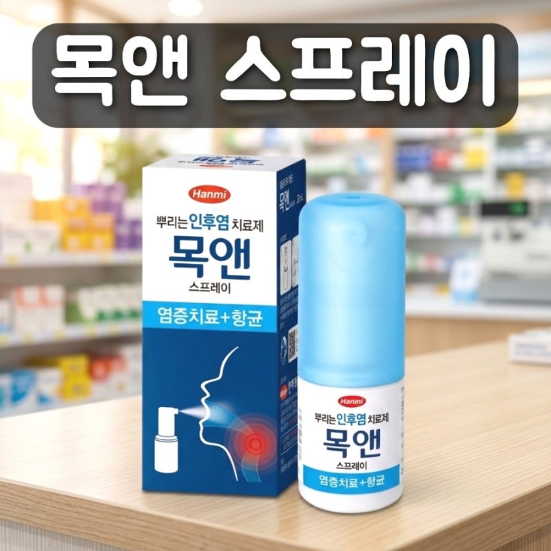 목앤 스프레이 가격 인후염 목통증 효과 성분 사용법 한눈에 정리
