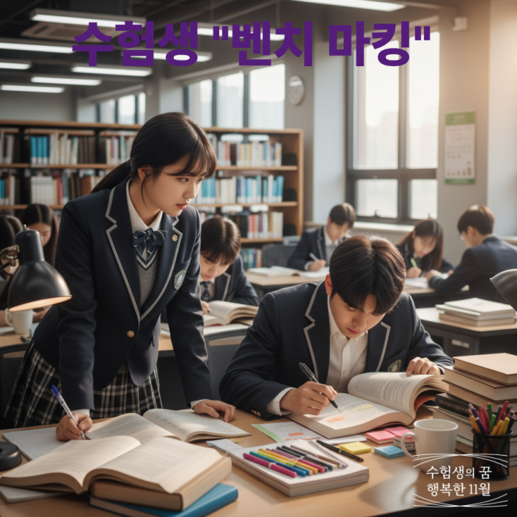  수험생 공부 마음 자세 나보다 성적이 좋은 학생들을 보고 배우려는 벤치마킹이 필요하다