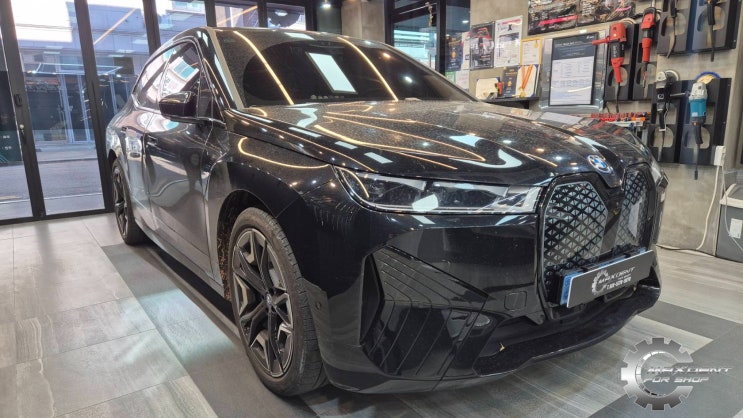  인천 송도동 자동차 사고수리 BMW iX 단독사고 자차보험을 통한 복원수리