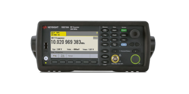  KEYSIGHT 53210A 주파수카운터 사용 기준으로 본 기능