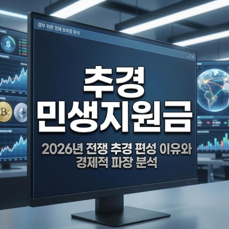  추경 민생지원금 2026년 전쟁 추경 편성 이유와 경제적 파장 완벽 분석