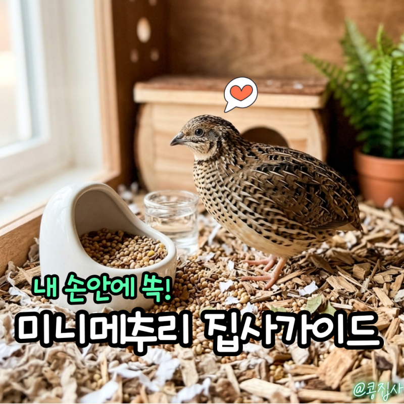 미니메추리 키우기, 부화부터 육아법까지 완벽 총정리