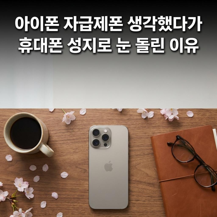  아이폰 자급제폰 생각했다가 휴대폰 성지로 눈 돌린 이유